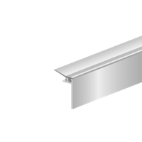 Ellen opbouw tochtprofiel - ANB 16 - 2300 mm - geanodiseerd aluinium - thumbnail