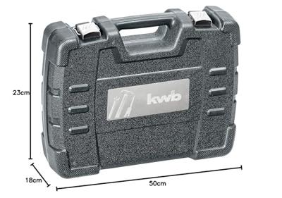 kwb Gereedschapskoffer (gevuld) 40-delig