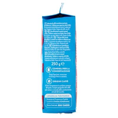 Lavazza DEK Intenso Cafeïnevrije - gemalen koffie - 250 gram