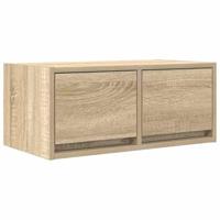 TV-meubel 60x31x25,5 cm bewerkt hout sonoma eikenkleurig - thumbnail