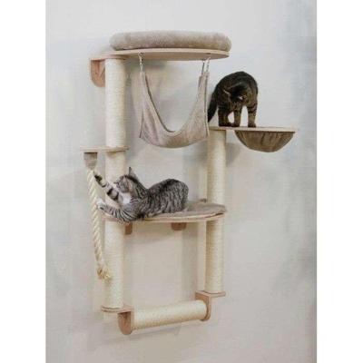 Kerbl 84459 muurkrabpaal Dolomit Grappa Pro, 70x66x138, taupe, 10.349 kg