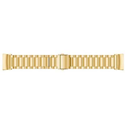 Fitbit Charge 3 & 4 metalen bandje - Goud - thumbnail