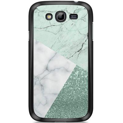 Samsung Galaxy Grand (Neo) hoesje - Minty marmer collage