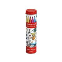 Viltstift Caran d'ache Swisscolor met poster koker à 10 kleuren - thumbnail
