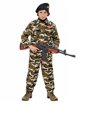 Soldaten kostuum kind