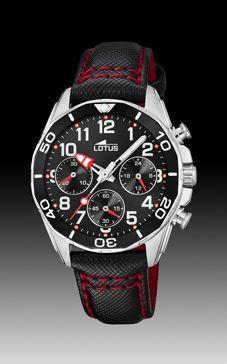 Horlogeband Lotus 18859-2 Canvas Zwart