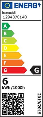 Brennenstuhl WiFi LED Lamp, 5,3W, 430lm, E14 - 1294870140