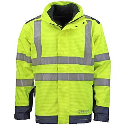 Asatex Weer-, vlam-/veiligheidsjack | maat M | geel/blauw | 98 % polyester / 2 % carbon | 1 stuk - 3850G/M 3850G/M Asatex Weer-, vlam-/veiligheidsjack | maat M | geel/blauw | 98 % polyester / 2 % carbon | 1 stuk - 3850G/M 3850G/M