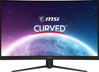 MSI G32C4X 32 inch FHD Curved Gaming Monitor - 1500R 1920 x 1080 VA Panel, 250 Hz / 1 ms, AMD FreeSync Premium, HDR Ready, DisplayPort, HDMI, Wide Color Gamut, Frameless, Night Vision, Black