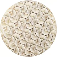 Decoris placemat waaier 38cm goud - thumbnail