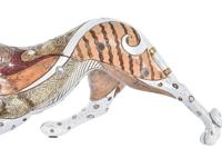 Decoratieve figuren DKD Home Decor Wit Multicolour Oranje Wit/Oranje Luipaard Koloniaal 30 x 40 cm 37 x 10 x 13 cm - thumbnail