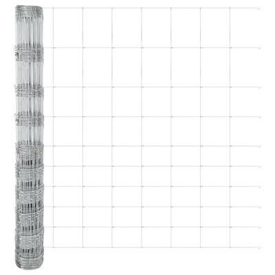 VidaXL Wilde hek warm verzinkt 1000 x 120 x 0,18 cm ijzer