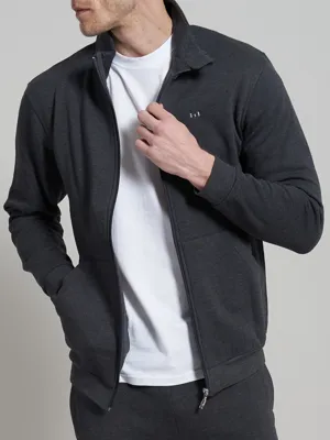 Gotzburg Vest met rits donkergrijs