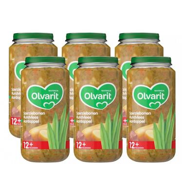 Olvarit 12m Sperziebonen Rundvlees Aardappel Olvarit 12m Sperziebonen Rundvlees Aardappel