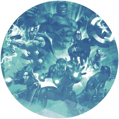 Noordwand Komar Dots Behangcirkel Marvel - Avengers - Blue Power - DD1-031