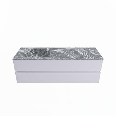 MONDIAZ VICA-DLUX 150cm badmeubel onderkast Cale 2 lades. Inbouw wastafel CLOUD links zonder kraangat, kleur Lava. MONDIAZ VICA-DLUX 150cm badmeubel onderkast Cale 2 lades. Inbouw wastafel CLOUD links zonder kraangat, kleur Lava.