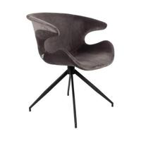 Zuiver Eetkamerstoel 'Mia' Velvet - thumbnail