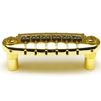 Graph Tech PS 8593 G0 ResoMax NW2 Wraparound Bridge met String Saver zadels (imperiale posten) - goud - thumbnail