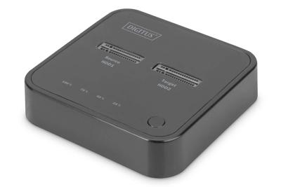 Digitus DA-71545 notebook dock & poortreplicator Bedraad USB 3.2 Gen 2 (3.1 Gen 2) Type-C Zwart
