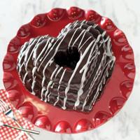 Nordic Ware Tulband / Bakvorm - Tiered Heart Bundt - Gietaluminium - 27 x 25 cm / 2.8 liter - thumbnail
