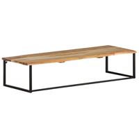 VidaXL Kapstok met schap 100x35x22 cm massief acaciahout - thumbnail