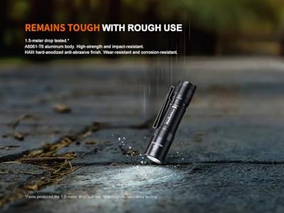 Fenix Light E12 V3.0 Zaklamp werkt op batterijen LED 200 lm 53.9 g