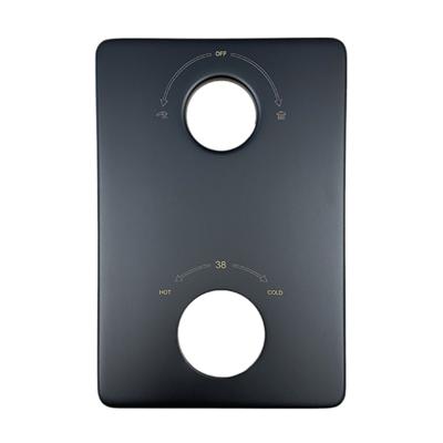 8mm verlengset mat zwart tbv 2-knops douchethermostaat 8mm verlengset mat zwart tbv 2-knops douchethermostaat