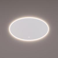 HIPP Design spiegel Ovaal 100x70x3 cm met Directe en Indirecte LED Verlichting Rondom - Touch Dimmer - Spiegelverwarming - Kleurenwissel - thumbnail