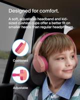 Belkin SoundForm Mini draadloze on-ear koptelefoon met ingebouwde microfoon voor kinderen, voor meisjes en jongens, online onderwijs, school en op reis, compatibel met o.a. iPhone, iPad, Galaxy, roze - thumbnail