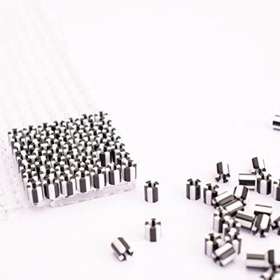 Vaessen Creative • strijkkralen tweekleurig zwart-wit 550st.