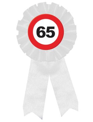 Rozet Verkeersbord 65 Jaar