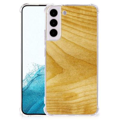 Samsung Galaxy S22 Plus Stevig Telefoonhoesje Licht Hout Samsung Galaxy S22 Plus Stevig Telefoonhoesje Licht Hout