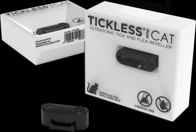 Tickless Mini ultrasone oplaadbare vlo- en tekenverjager kat Per stuk