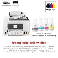 Canon MAXIFY GX4050 Multifunctionele printer Inkjet Kleur A4 Printen, scannen, kopiëren, faxen ADF, Duplex, LAN, Inktbijvulsysteem, WiFi - thumbnail