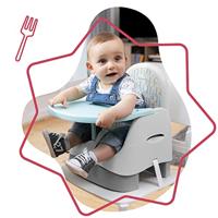 Zittingverhoger Trendy Meal BADABULLE grijs/blauw - thumbnail