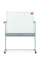 Nobo mobiel magnetisch whiteboard, kantelbaar, emaille, ft 120 x 90 cm - thumbnail
