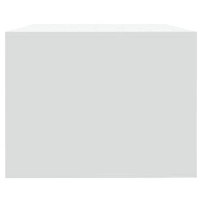 Salontafel 102x55x42 cm bewerkt hout wit