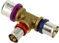 Bonfix Perskoppeling - 3x Alu-pers - T-koppeling - verlopend - 26 x 16 x 20mm - thumbnail