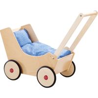 Haba houten poppenwagen met bekleding 57 cm - thumbnail