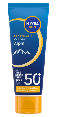 Nivea Sun Breathable UV Face Alpin UV-bescherming Winter en Kou SPF50+