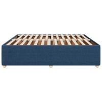 Bedframe zonder matras stof blauw 180x200 cm - thumbnail