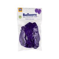 Paperdreams ballonnen 10 pcs paars - thumbnail