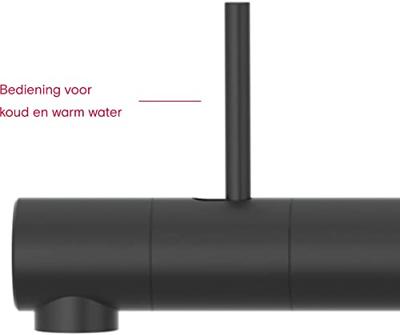 Quooker Classic Keukenmengkraan Front - Zwart - Losse Kraan Quooker Classic Keukenmengkraan Front - Zwart - Losse Kraan