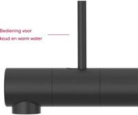Quooker Front Keukenkraan - Kokend - Warm & Koud Water - Kindveilige Dubbeldruk - Zwart - thumbnail