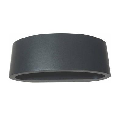 Wandlamp Artdelight Sharp 1 Lichts LED 2700K Dimbaar Antraciet Wandlamp Artdelight Sharp 1 Lichts LED 2700K Dimbaar Antraciet