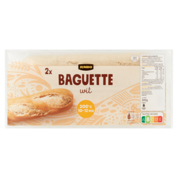 Jumbo Baguette Wit 2 Stuks