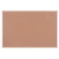 Bi-Office kurkbord met houten kader, ft 90 x 60 cm - thumbnail