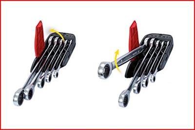 KS Tools 503.4605 5034605 Ring-steeksleutelset 5-delig Sleutelbreedte (metrisch) 19 mm