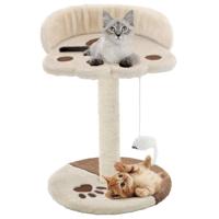 VidaXL Kattenkrabpaal met sisal krabpaal 40 cm beige en bruin - thumbnail