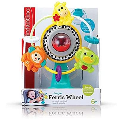 Infantino Jungle reuzenrad babyspeelgoed Infantino Jungle reuzenrad babyspeelgoed